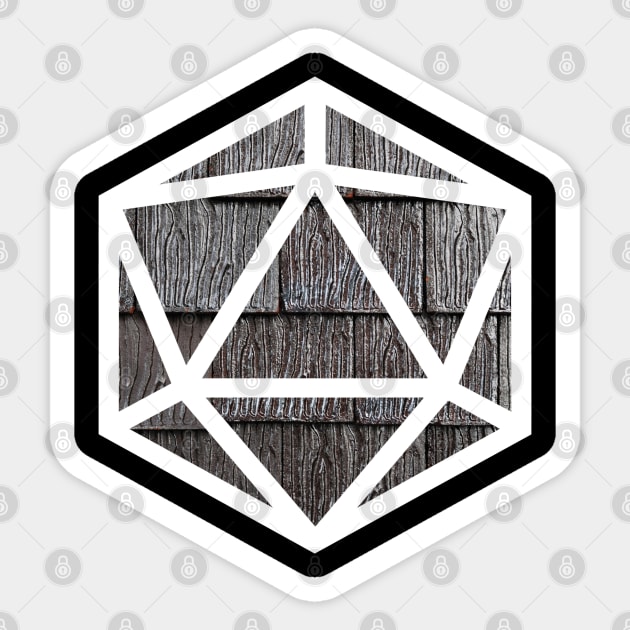 D20 Decal Badge - Full's Defense Sticker by aaallsmiles